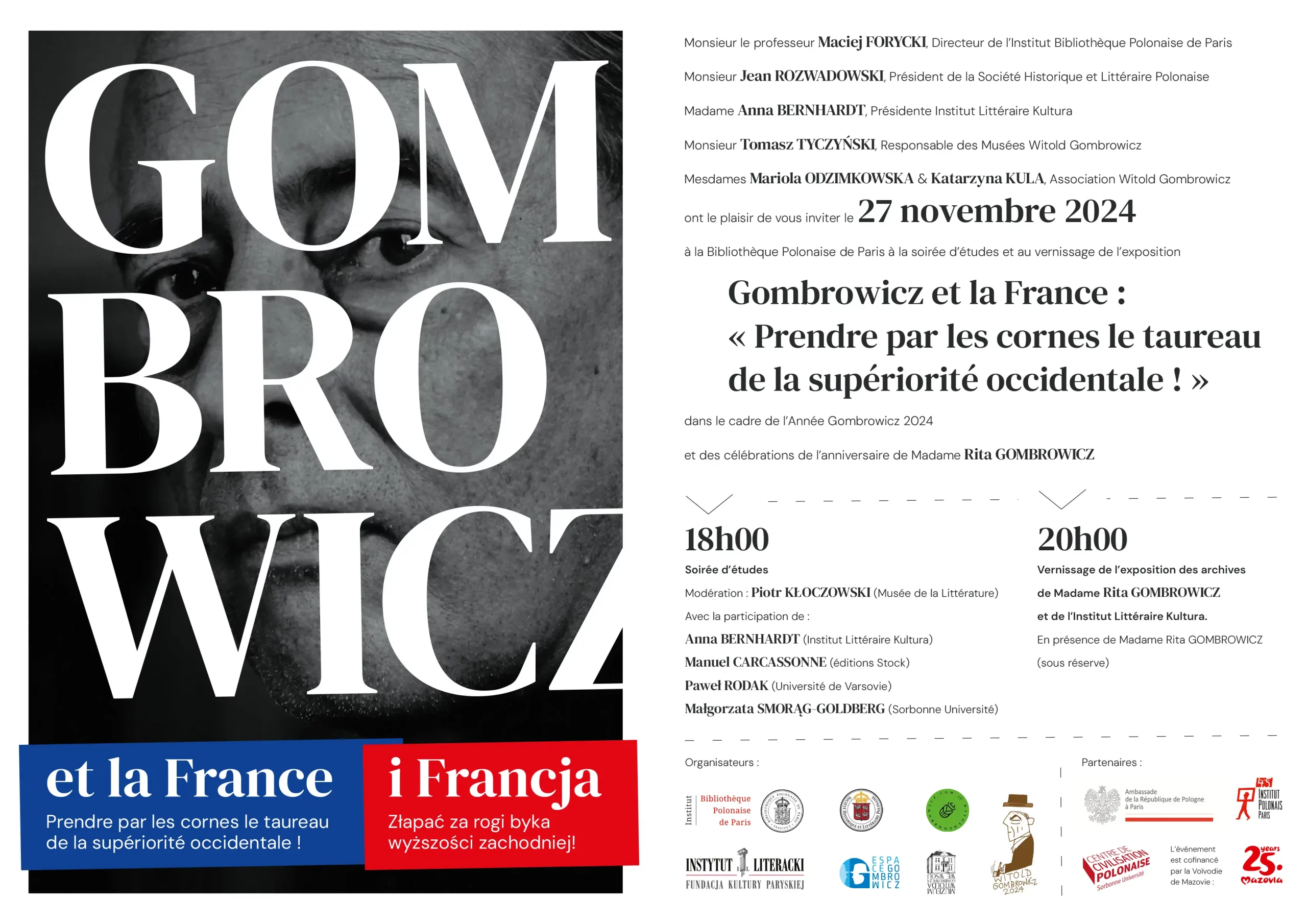 Gombrowicz et la France