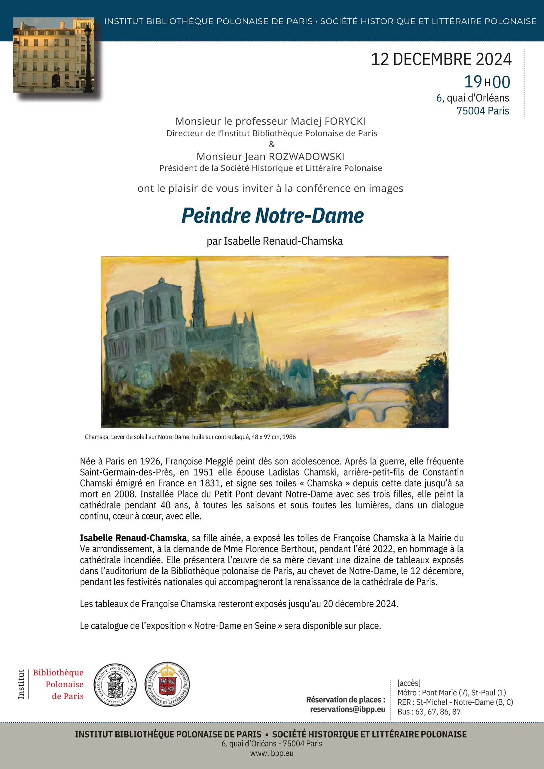 Peindre Notre-Dame