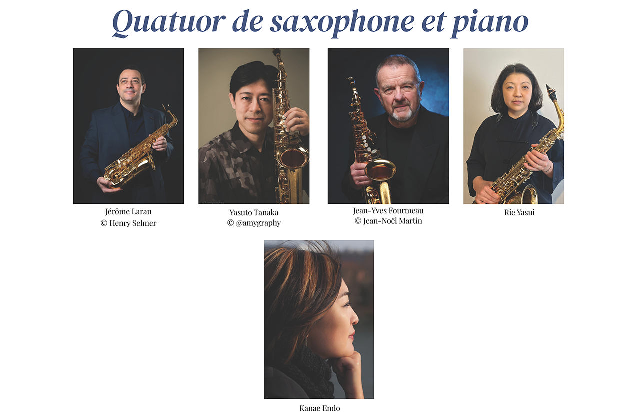 Quatuor de saxophone et piano