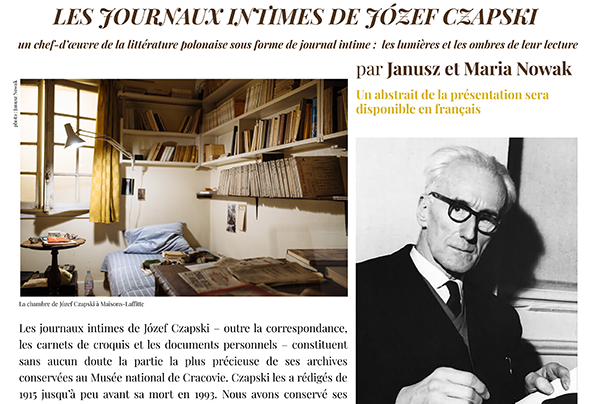 Les journaux intimes de Józef Czapski