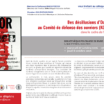 Des désillusions d’Octobre 56 au Comité de défense des ouvriers (KOR) de 76